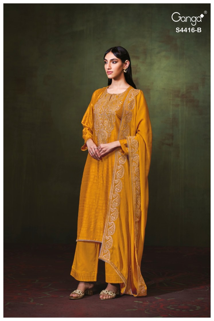 BUY GANGA SUITS ONLINE GANGA MIREZA S4416 FULL SET