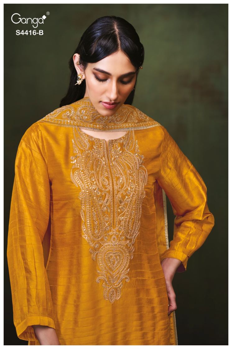 BUY GANGA SUITS ONLINE GANGA MIREZA S4416 PREMIUM SUIT