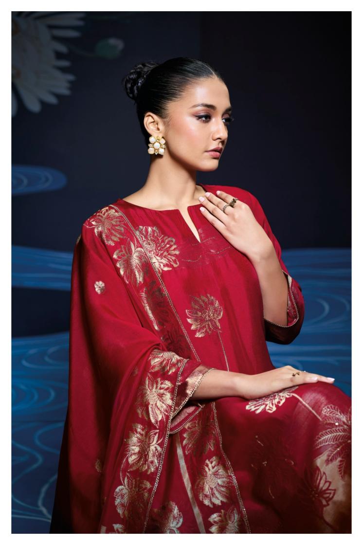 BUY GANGA UNSTITCHED SUITS ONLINE SHOPPING GANGA NADA S3355 PREMIUM SUIT