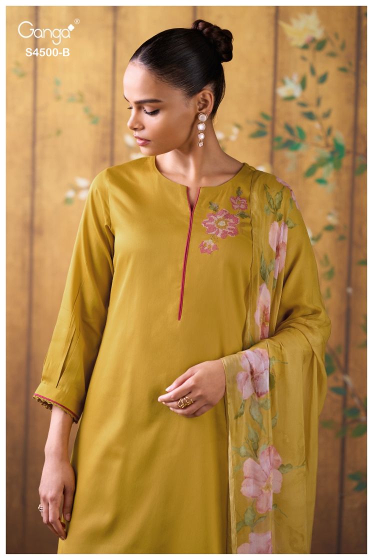 BUY GANGA SUITS GANGA NEYLIN S4500 BACK VIEW