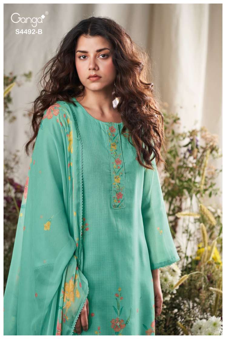 BUY GANGA SUITS ONLINE GANGA NOLYA S4492 PREMIUM SUIT