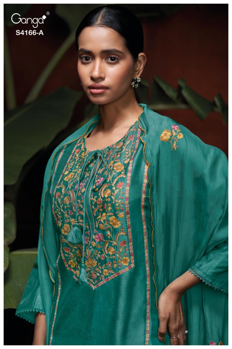 BUY GANGA SUITS GANGA OVIRA S4166 TOP DESIGN