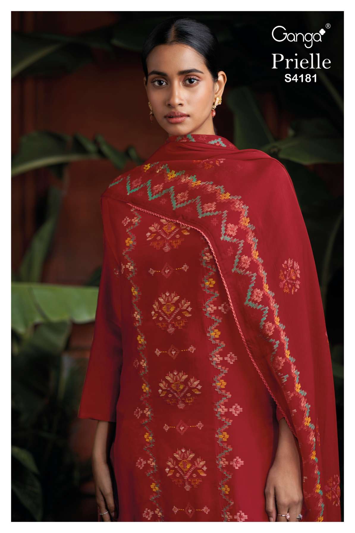 BUY GANGA SUITS ONLINE SALE GANGA PRIELLE S4181 TOP DESIGN