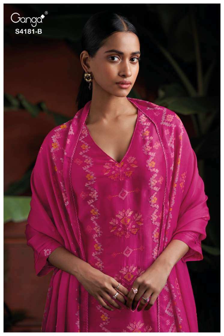 BUY GANGA SUITS ONLINE SALE GANGA PRIELLE S4181 PREMIUM SUIT