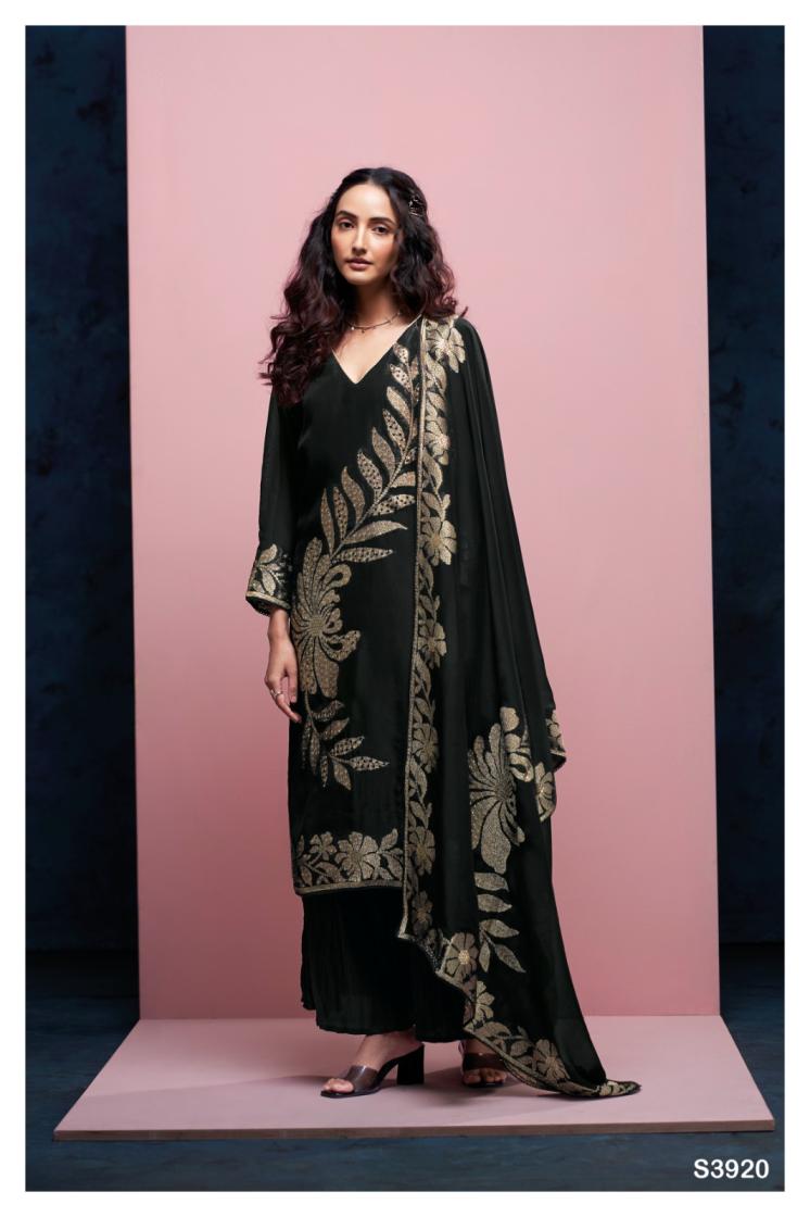 ganga-rachel-s3920-premium-pure-bemberg-silk-jacquard-suit 