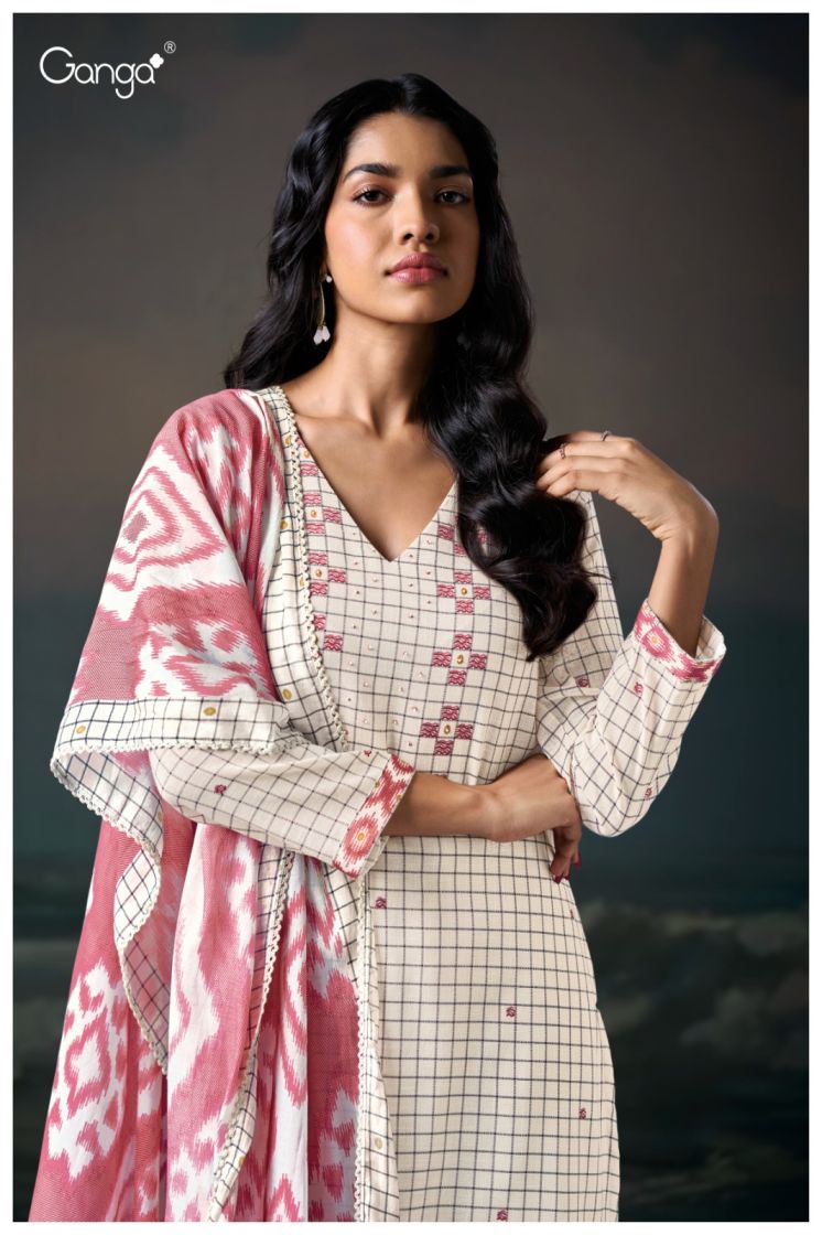 BUY GANGA SUITS ONLINE GANGA TVESA S3676 TOP DESIGN