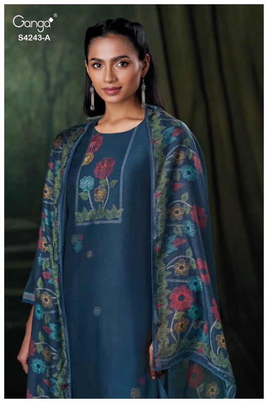 BUY GANGA SUITS ONLINE GANGA WYNSERA S4243 PREMIUM SUIT