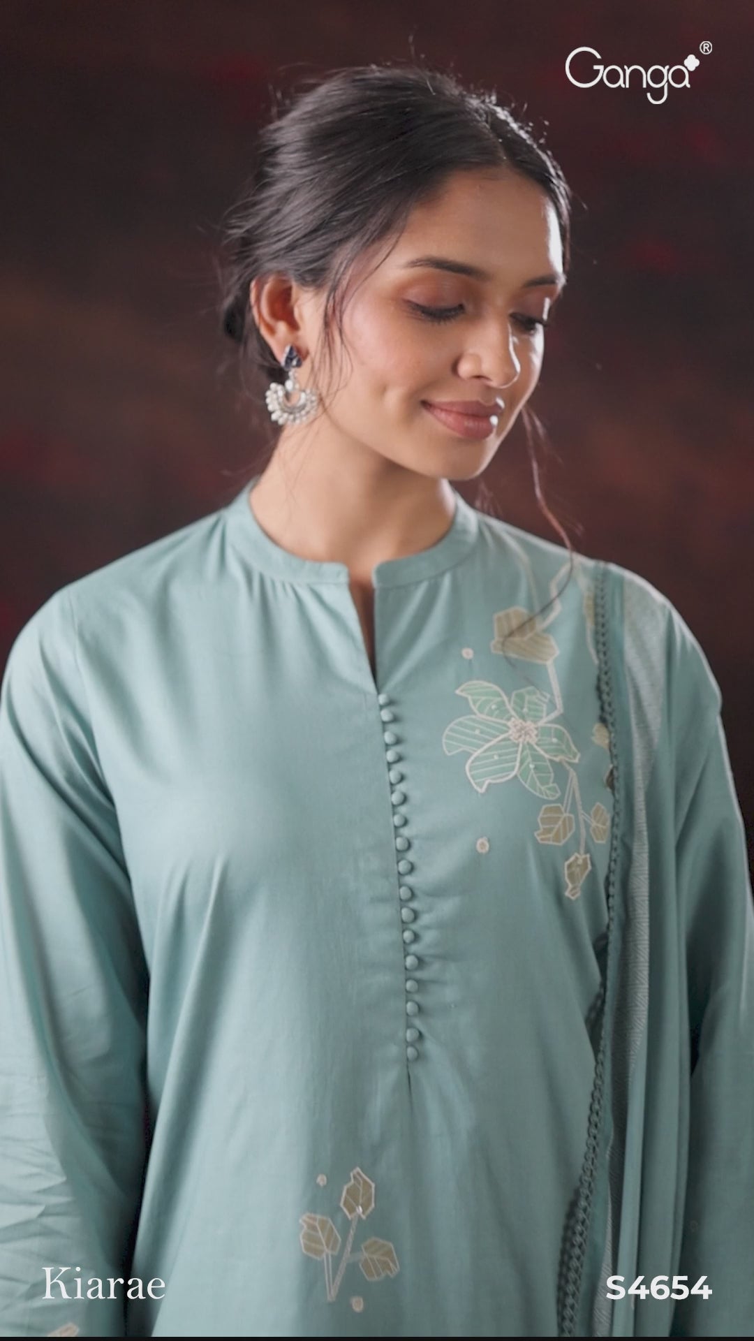 BUY GANGA SUITS ONLINE GANGA KIARAE S4654 LATEST DESIGN VIDEO
