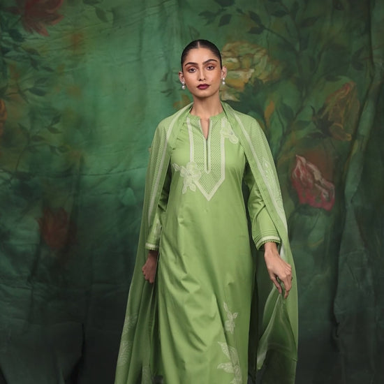 BUY GANGA SUITS GANGA KRITVI S4534 CLOSEUP VIDEO