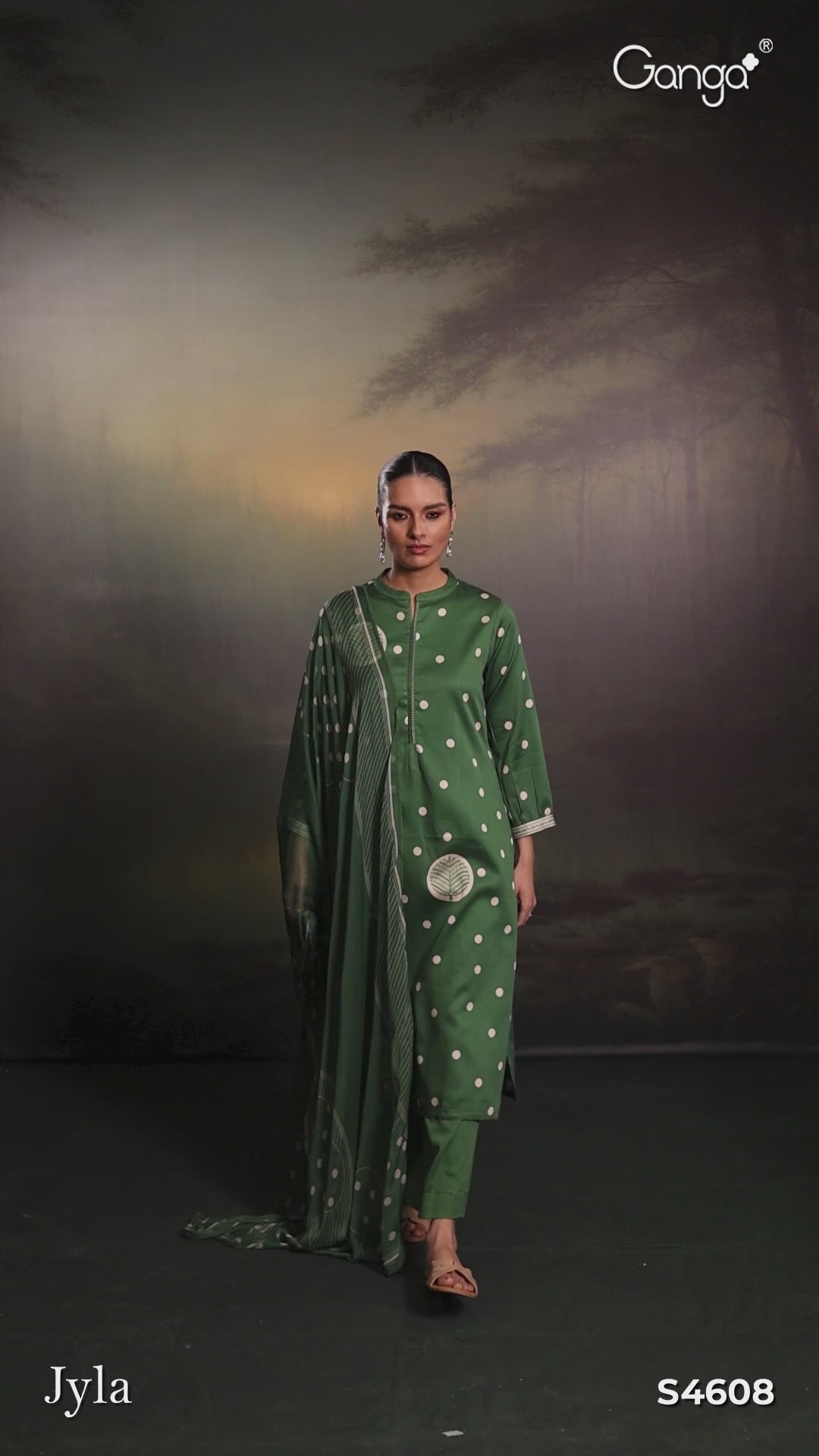 BUY GANGA SUITS ONLINE SALE GANGA JYLA S4608 NEW CATALOGUE VIDEO