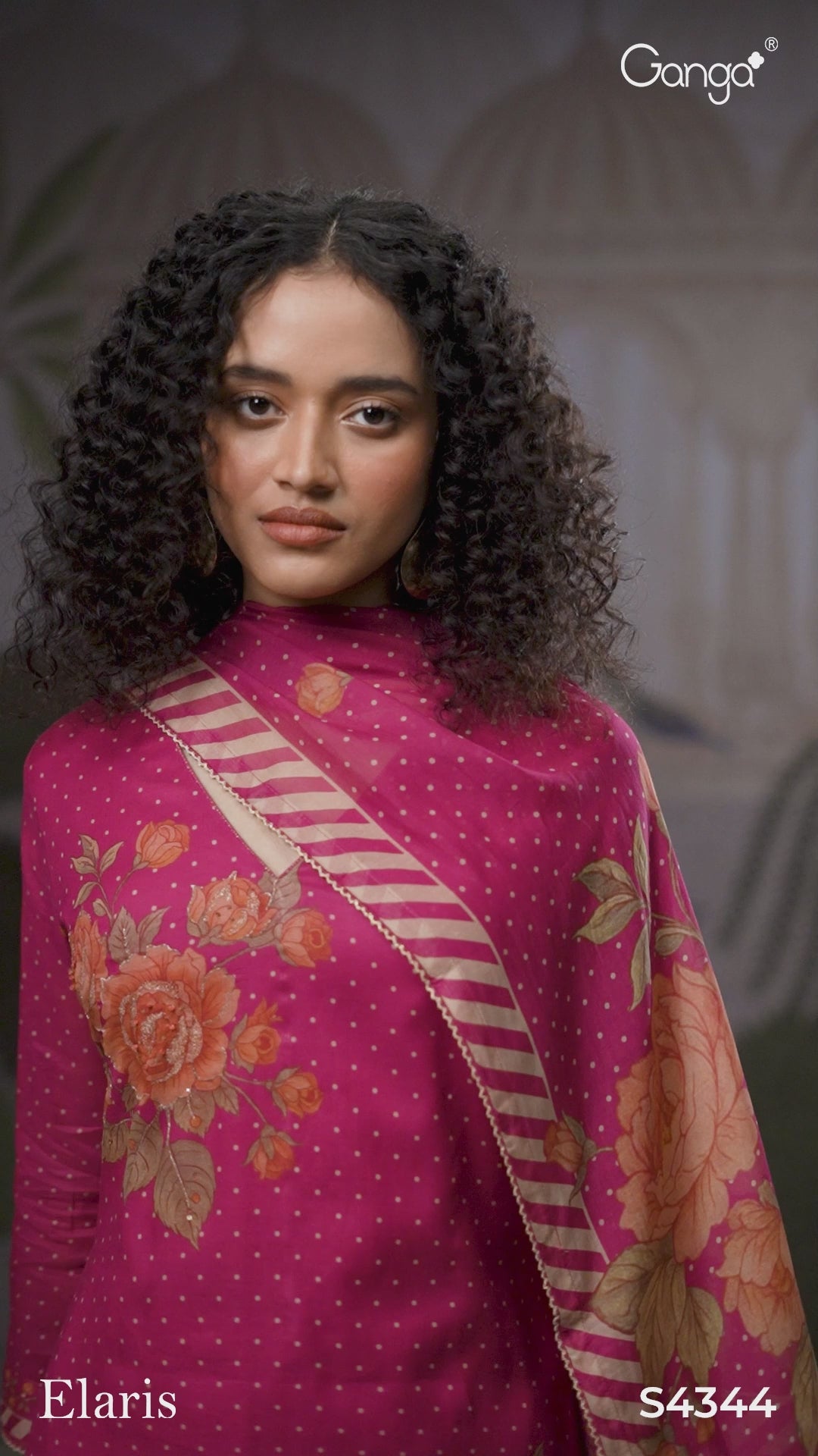 BUY GANGA SUITS WITH PRICE GANGA ELARIS S4344 LATEST DESIGN VIDEO