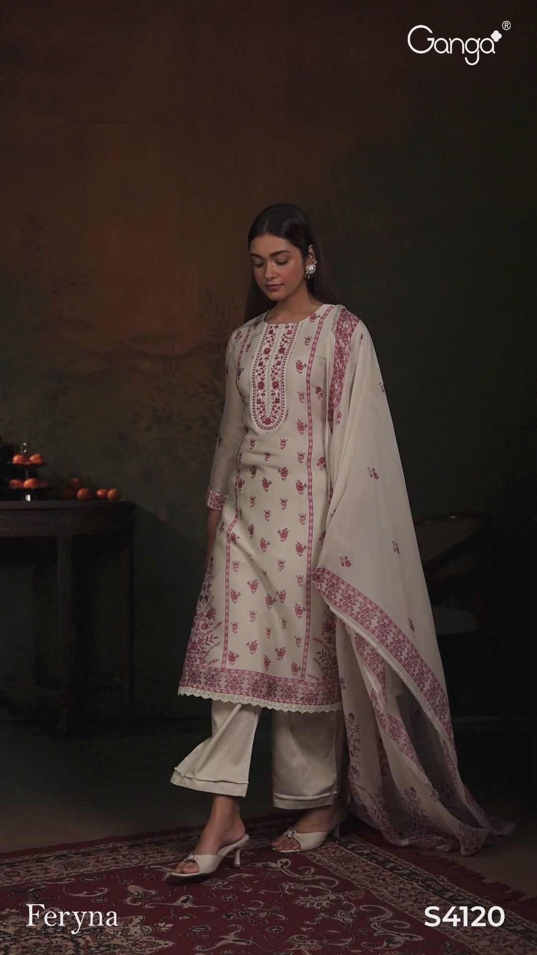 BUY GANGA SUITS ONLINE WITH PRICE GANGA FERYNA S4120 PREMIUM SUIT VIDEO