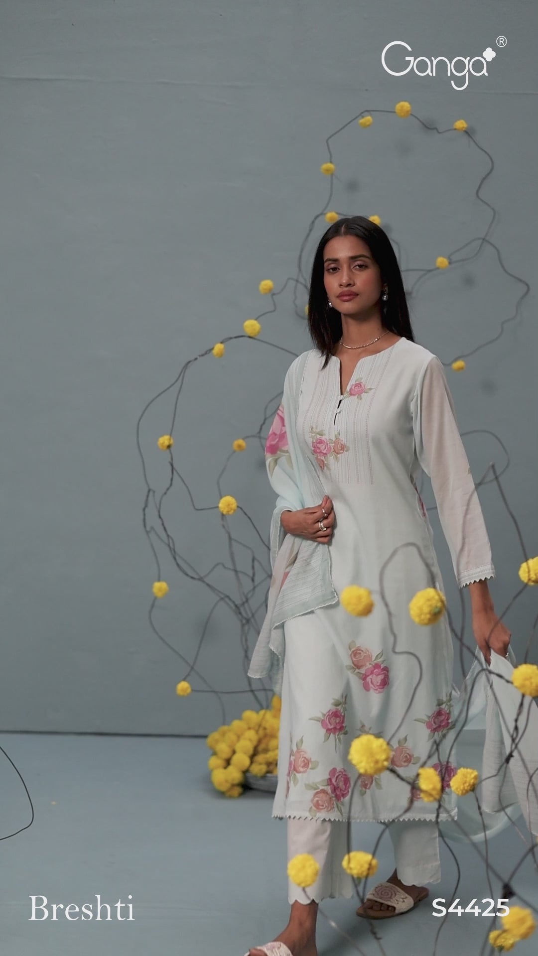 BUY GANGA SUITS ONLINE SALE GANGA BRESHTI S4425 NEW CATALOGUE VIDEO